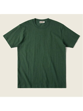 9 oz US Cotton Tubular T-Shirt Green Non Stock Mfg. Co. L